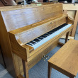 1987 Yamaha P22 studio piano in oak - Upright - Studio Pianos